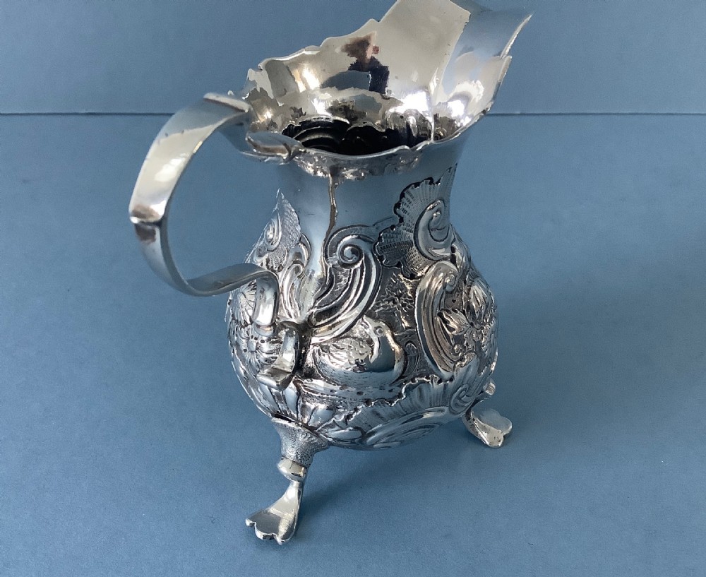 Antique George II Silver Jug View IV