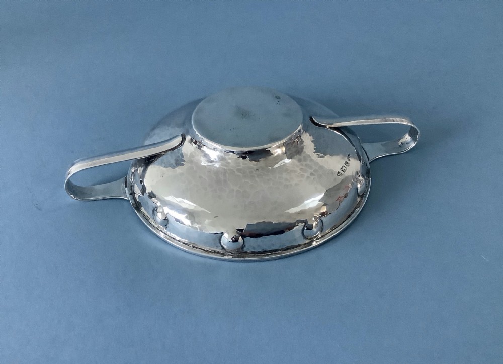 Antique Arts and Craft Silver Quaiche View IV