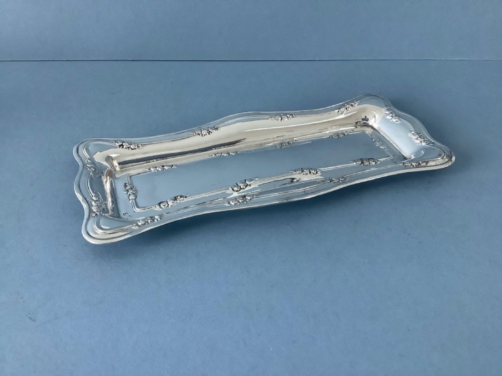 Antique Silver Art Nouveau Tray