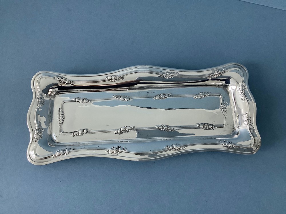 Antique Silver Art Nouveau Tray View II
