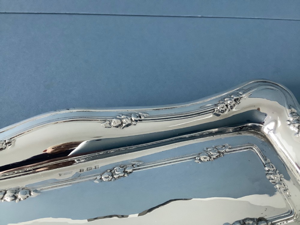 Antique Silver Art Nouveau Tray View III