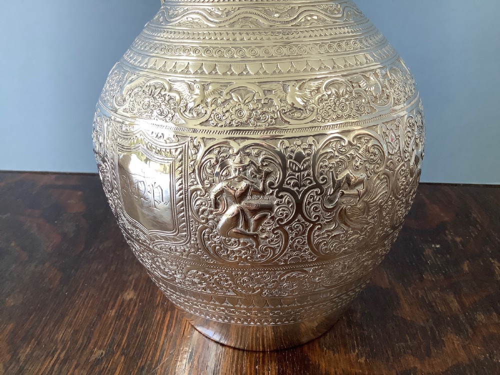 Victorian Glasgow Silver Claret Jug 1890 View V