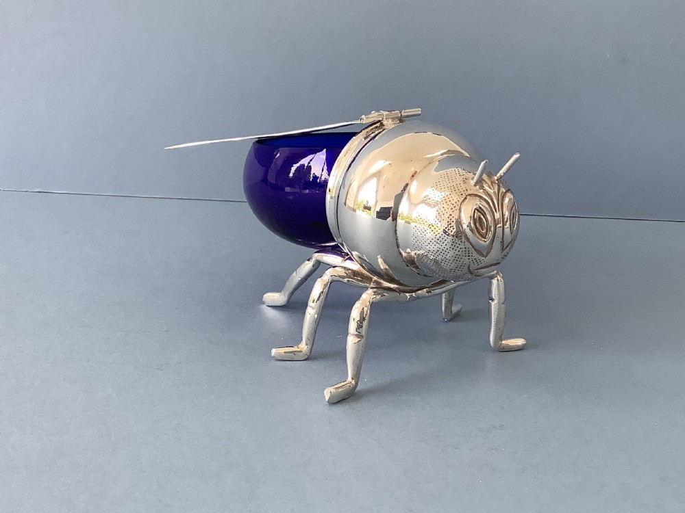 Silver Plated Novelty Bee Honey Pot View II