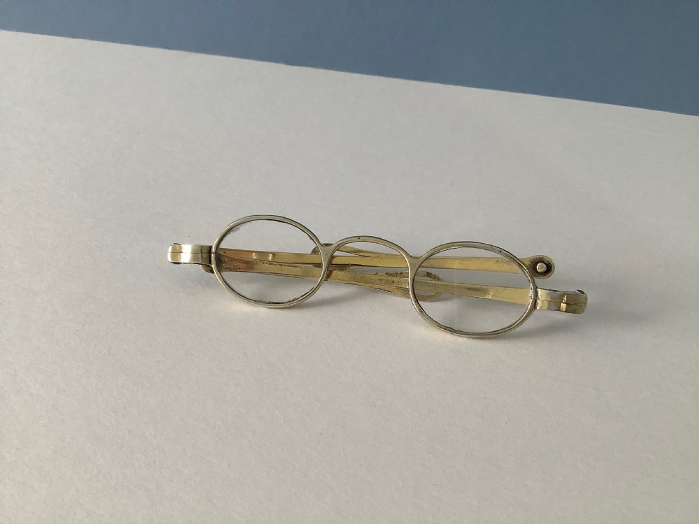 Antique Georgian Silver Wig Spectacles View IV