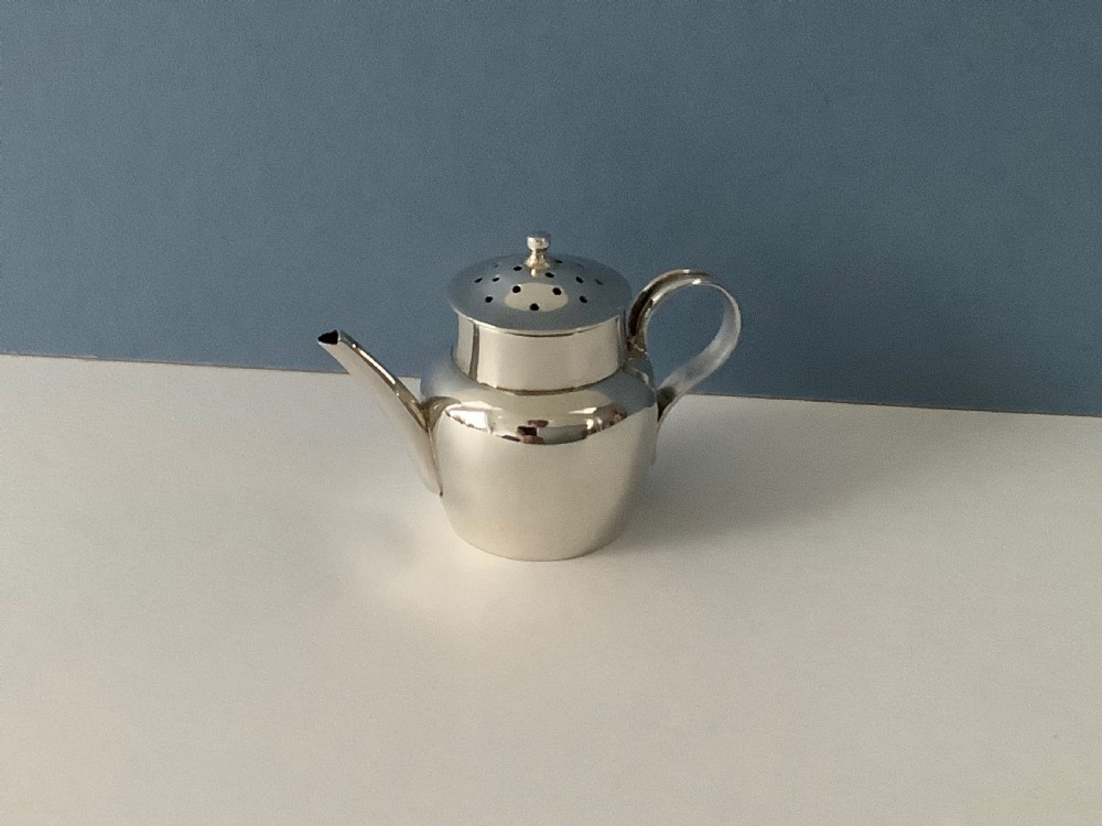 Antique Victorian Silver Novelty Pepper Pot View II