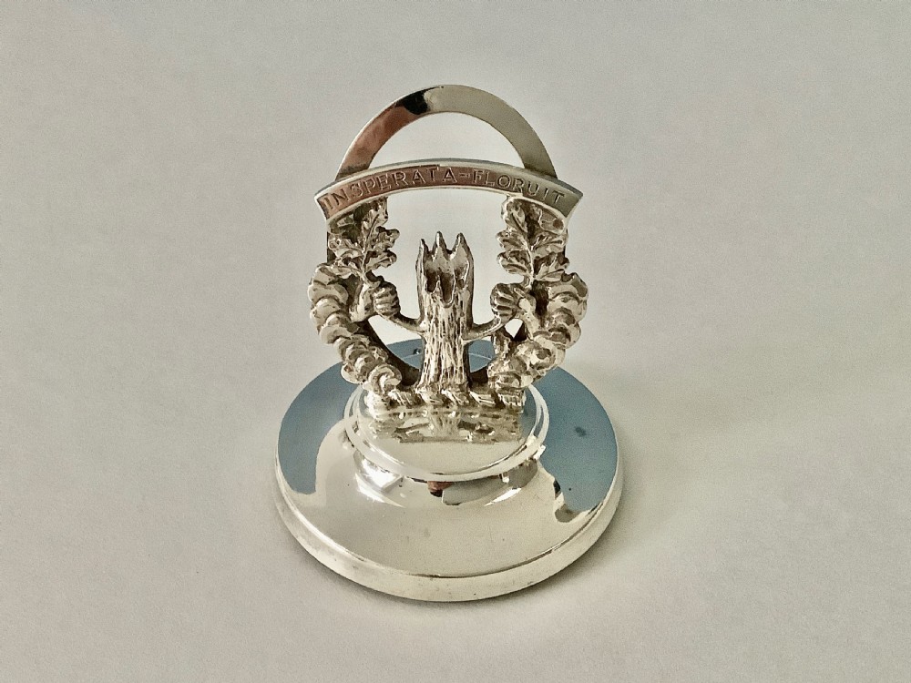Solid Silver Menu Holders View V