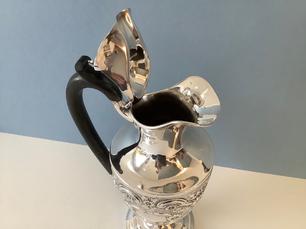 Antique Victorian Silver Coffee Pot View IV