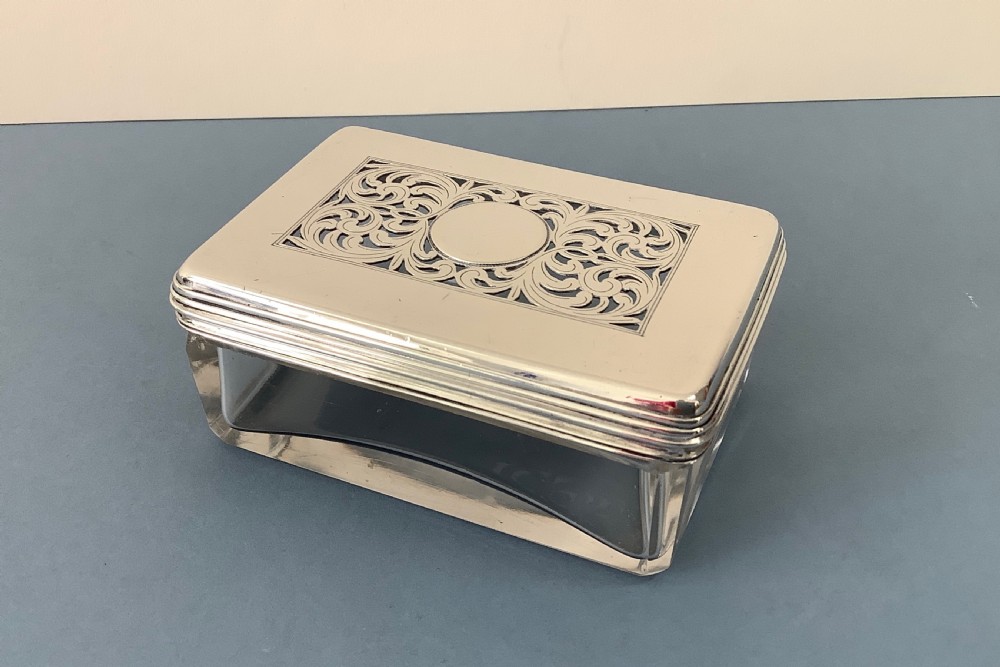 Antique Georgian Silver Pot Pourri Box