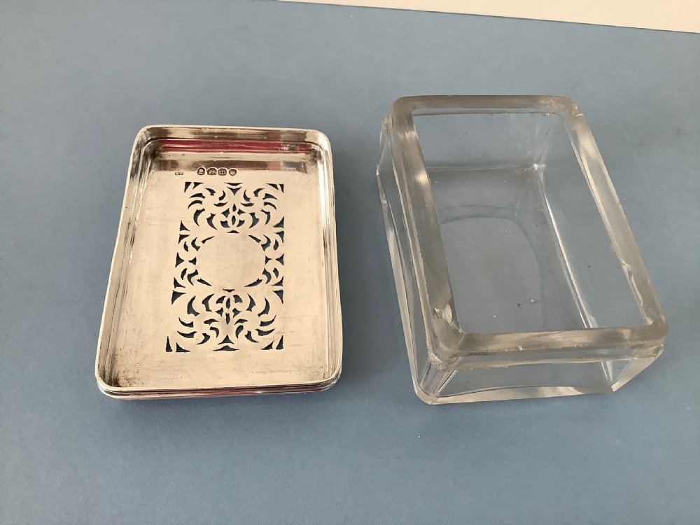 Antique Georgian Silver Pot Pourri Box View V