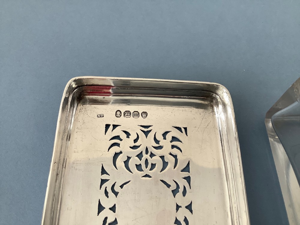 Antique Georgian Silver Pot Pourri Box View VI