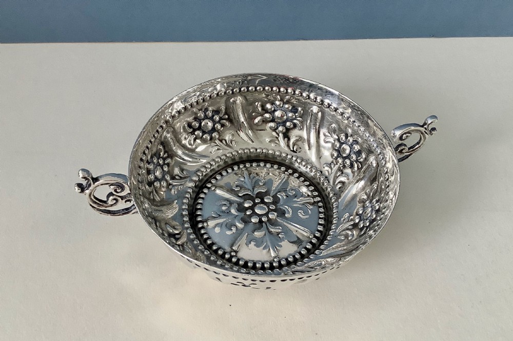 Antique Victorian Silver Wine Taster View V