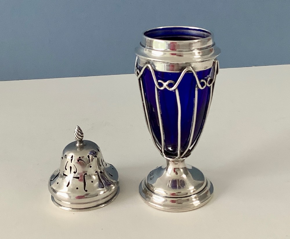 Antique Edwardian Silver Sugar Caster View IV