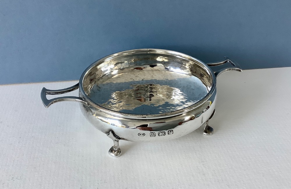 Antique Silver Quaich - A E Jones