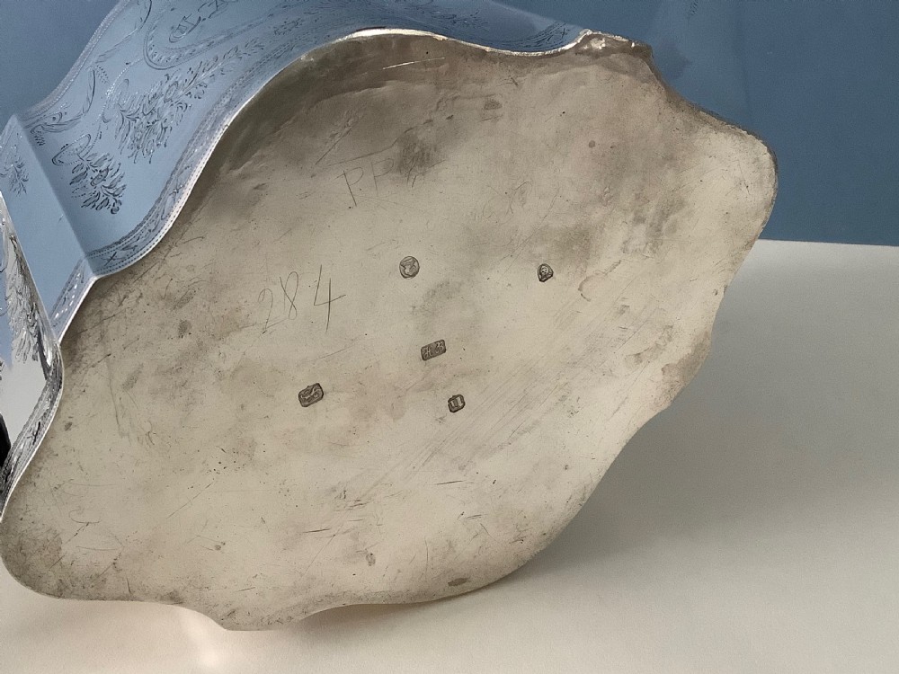 Antique Georgian Silver Teapot - Hester Bateman View IV