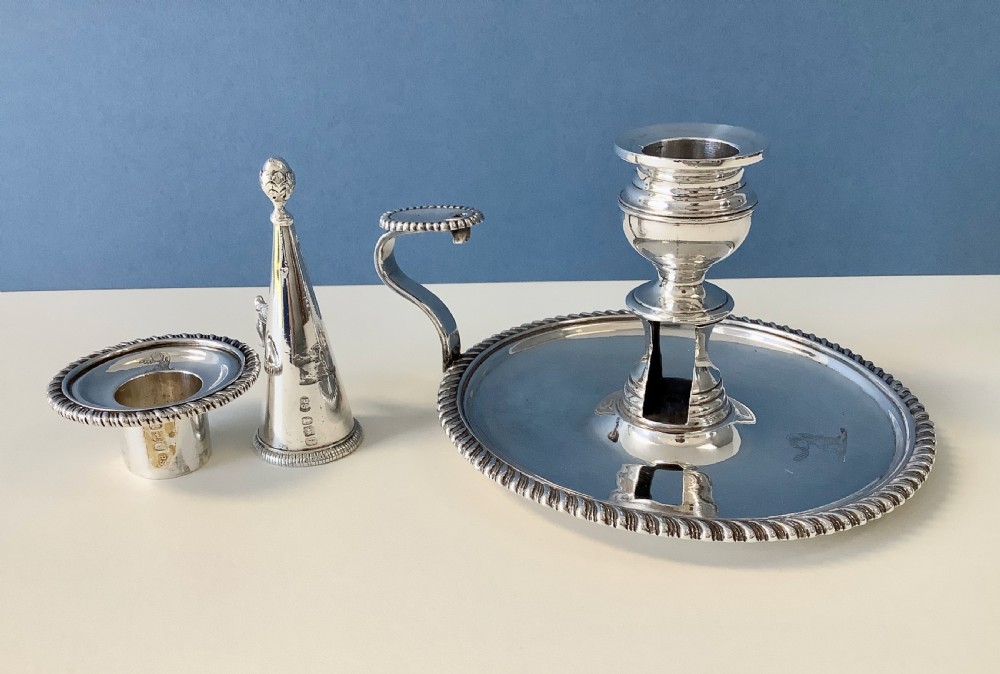 Antique Silver Paul Storr Chamberstick View VII