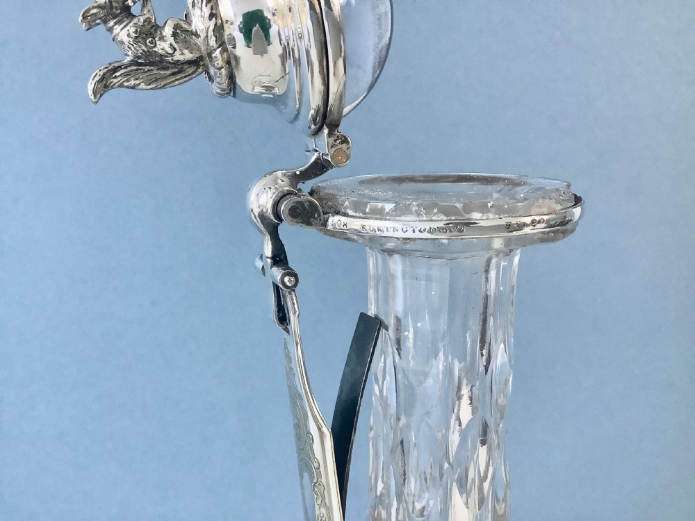 Antique Elkington 'Squirrel' Silver Plated Claret Jug View X