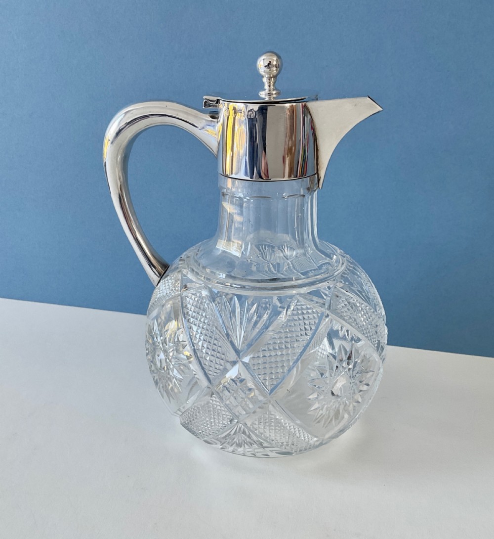 Antique Silver Mounted Claret Jug