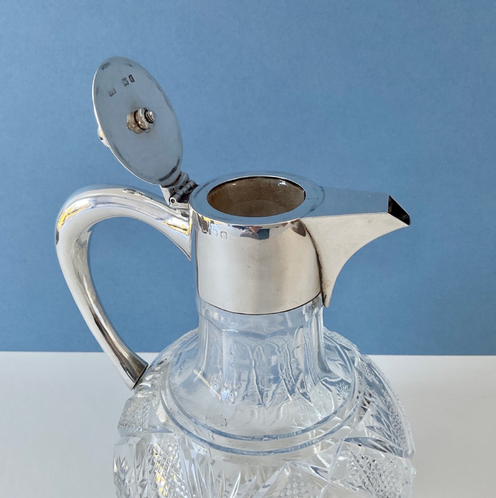 Antique Silver Mounted Claret Jug View VI