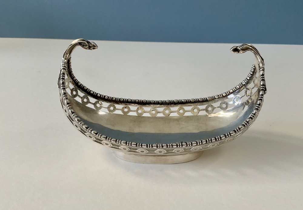 Antique Novelty Solid Silver Sweet Dish View II