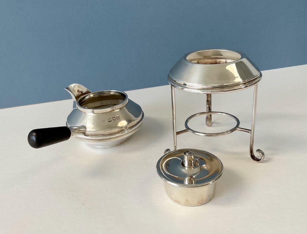 Antique Victorian Solid Silver Brandy Warmer View II