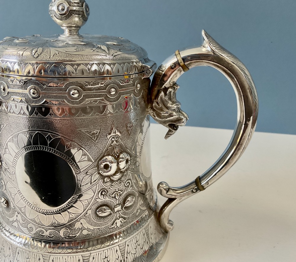 Antique Scottish Silver Tea Set View VI