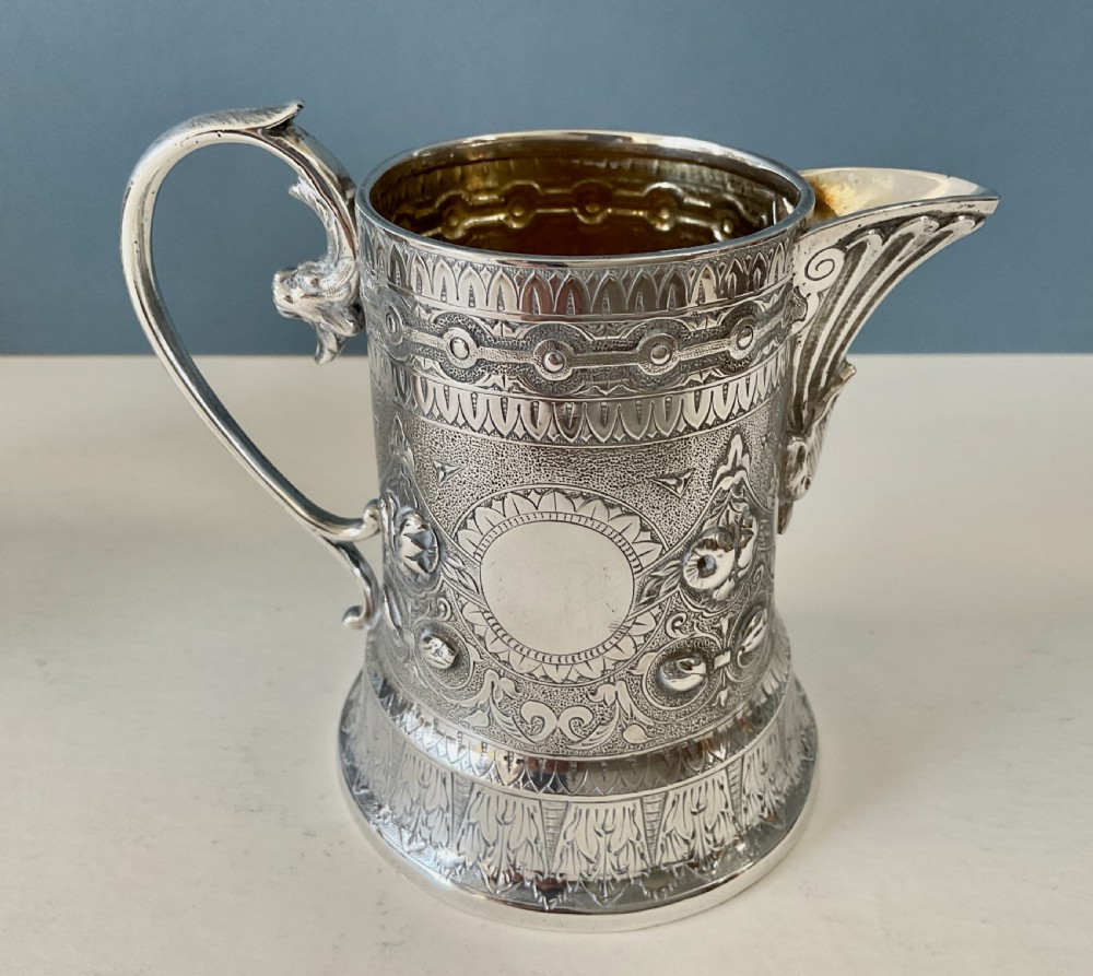 Antique Scottish Silver Tea Set View XII