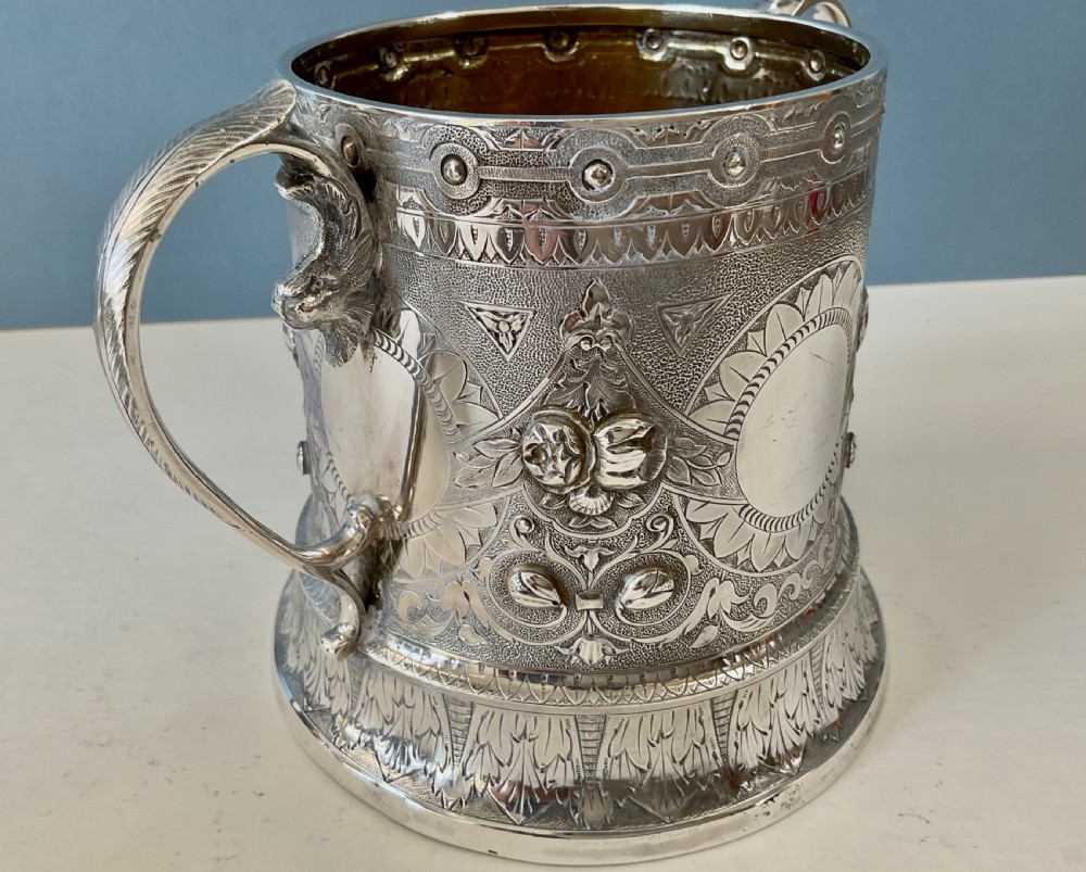 Antique Scottish Silver Tea Set View XIV