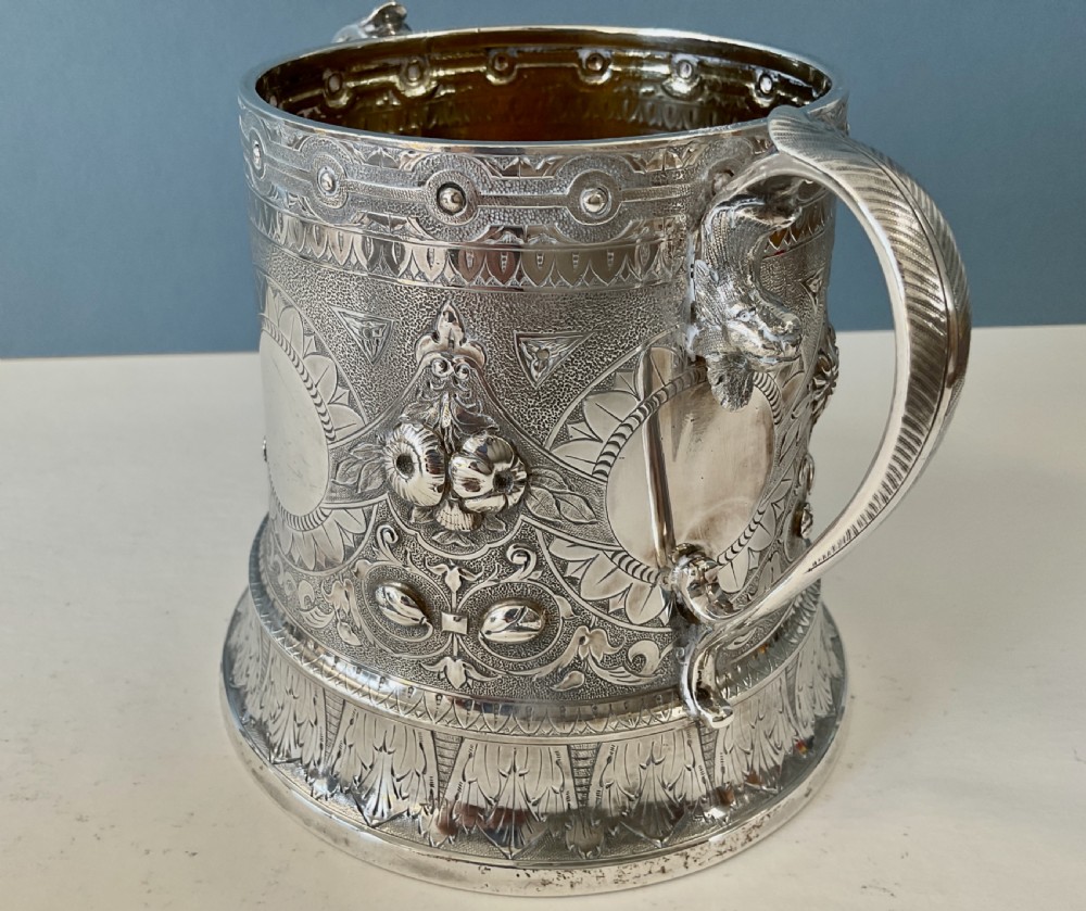 Antique Scottish Silver Tea Set View XV