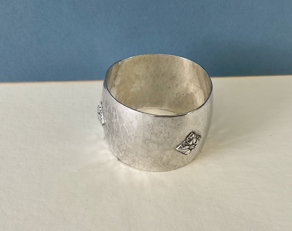 Antique Silver AE Jones Napkin Ring