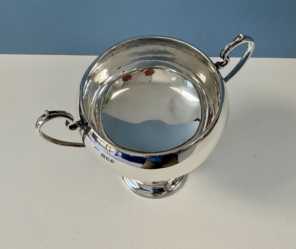 Antique Solid Silver Un-Engraved Trophy View IV