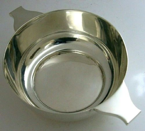 Mint English Solid Sterling Silver Whisky Cup Quaich 1921 Antique 122g