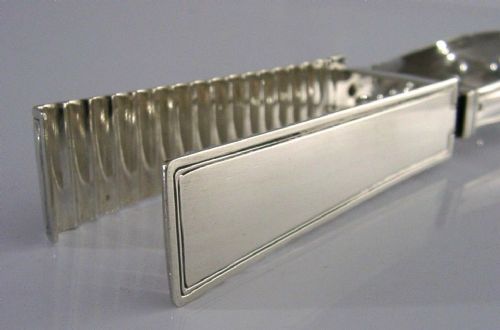 fig 1. SUPERB FRENCH SOLID SILVER ASPARAGUS SERVING TONGS c1890 ANTIQUE 123g