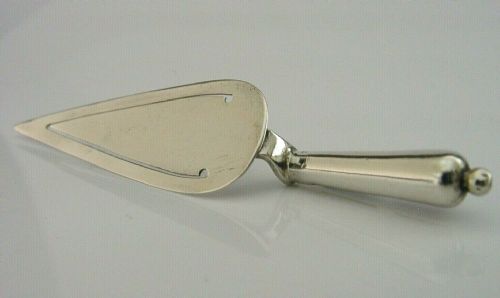 fig 1. NOVELTY ENGLISH SOLID STERLING SILVER AGATE TROWEL BOOKMARK 1896 ANTIQUE