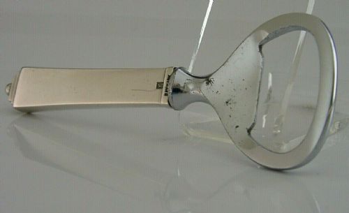 Georg Jensen Solid Sterling Silver Bottle Opener C1920 Antique 1940 Pyramid