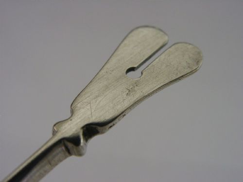 RARE ENGLISH WWI ERA MEDICAL STERLING SILVER BULLET PROBE SURGEONS TOOL - ADDITIONAL PHOTO 2