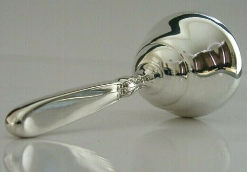Quality 72g Peruvian Solid Sterling Silver Table Desk Reception Bar Bell C1950s
