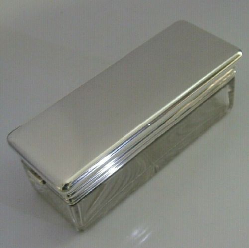Asprey Victorian Sterling Silver Travelling Inkwell 1878 Antique 288g Very Rare