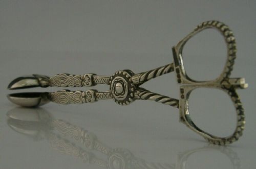 Rare Sterling Silver Sugar Tongs Nips Coronation Anointing Spoons 1910 Royalty