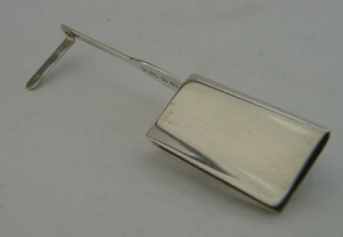 Rare English Asprey Solid Sterling Silver Mechanical Bookmark 1932 Antique