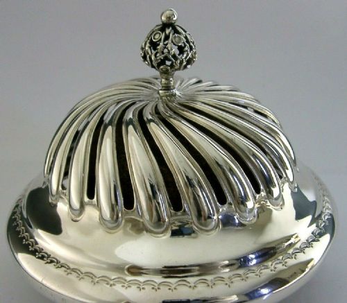 Rare Stunning Solid Sterling Silver Table Desk Reception Bell 1895 Antique 258g