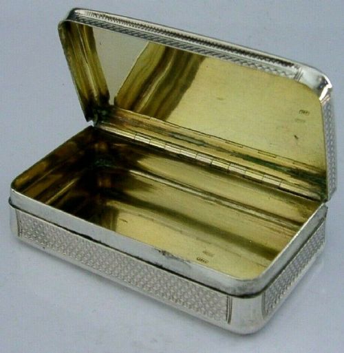 Superb Austrian Solid Silver Snuff Trinket Box 1865 Antique 82g