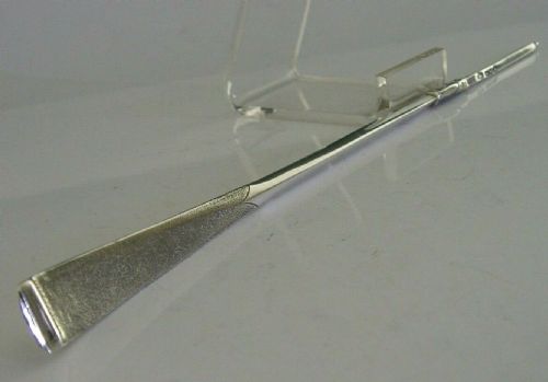 Rare Unusual Novelty Sterling Silver Rowing Oar Letter Opener 1910