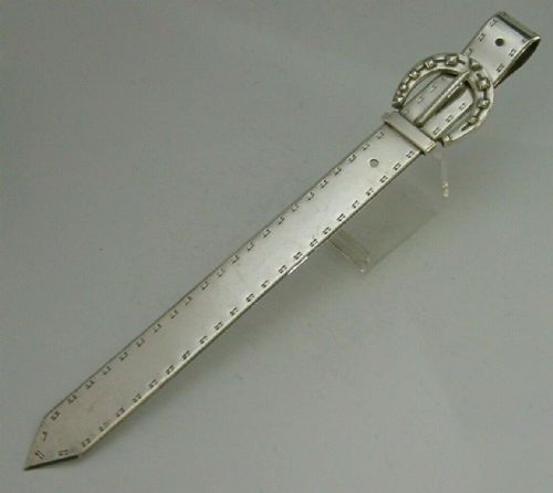 Rare Victorian Silver Plate Letter Opener Page Turner C1890 Horse Riding Hunting