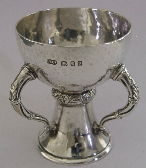 Stunning English Sterling Silver Tyg Chalice Cup 1928 Antique 70g