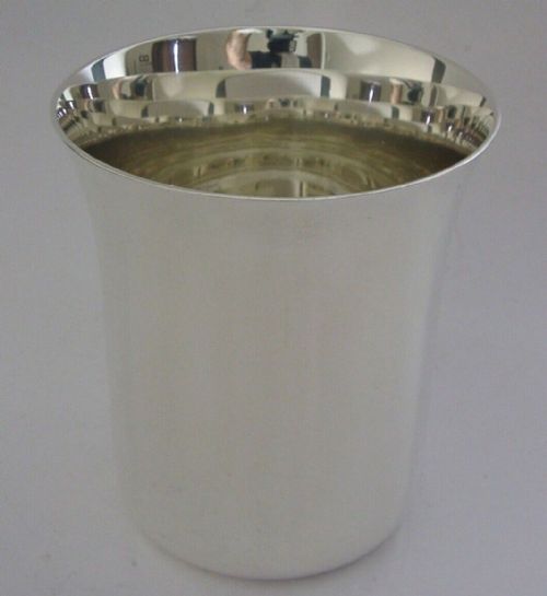 Rare Large 178g Mexican Solid Sterling Silver Beaker Cup C1960 Tane Mexico
