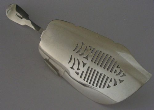 Georgian English Solid Silver Fish Slice Server 1816 Antique 140g Feathers