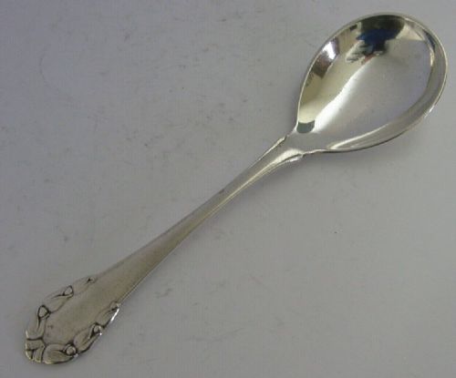 Georg Jensen Sterling Silver Lily of Valley Pattern Jam Spoon 1932 Antique