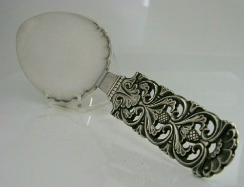 Heavy Norwegian Solid Silver Kloster Pattern Cake Pie Server C1940s Norway 90g