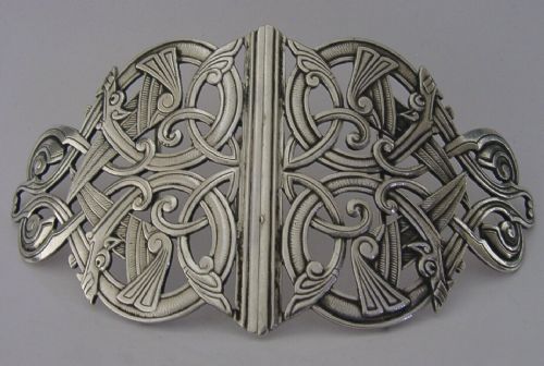 Highest Quality David Andsersen 830s Solid Silver Buckle Dragestil Dragon 1890