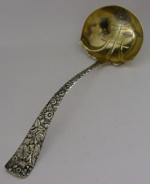 Stunning 144g American Sterling Silver Arlington Pattern Serving Ladle C1890